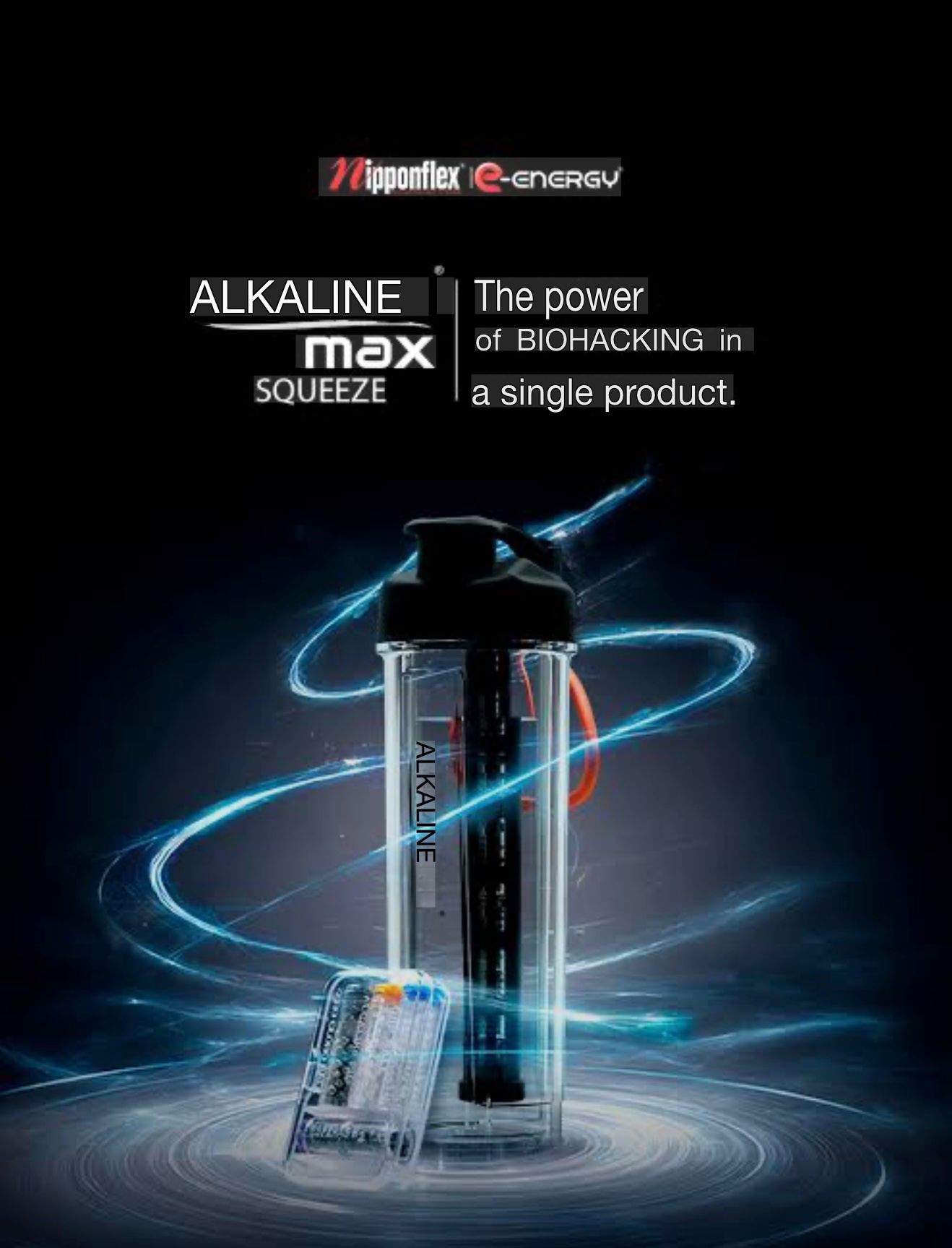 Water Bottle with Ion Balls